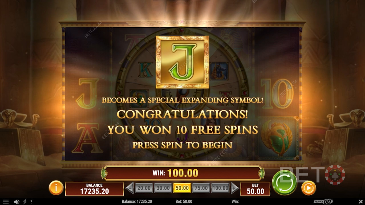Gratis Spins med Særlige Udvidende Symboler kan give dig Maks Gevinst på 5.000x dit Indsats