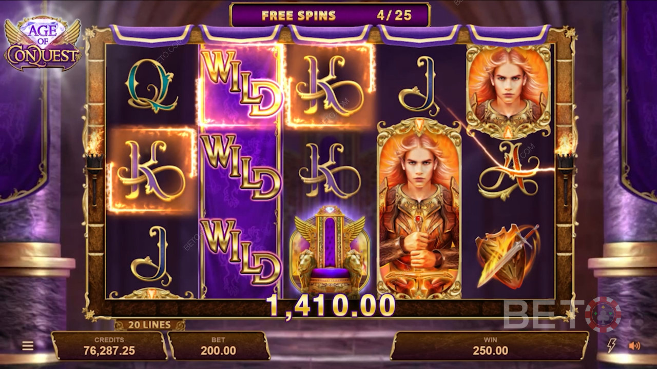 Vind nemt med Wild Reels-funktionen