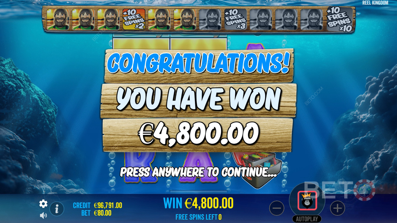 Vind 5.000x Din indsats i Big Bass Bonanza 3 Reeler Spilleautomat!