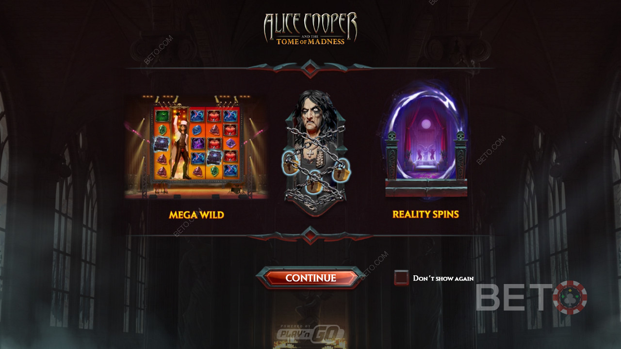 Nyd Mega Wilds og Free Spins i Alice Cooper and the Tome of Madness
