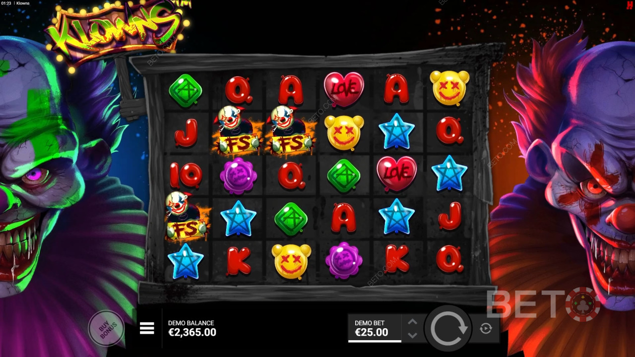 Anmeldelse af Klowns hos BETO Slots