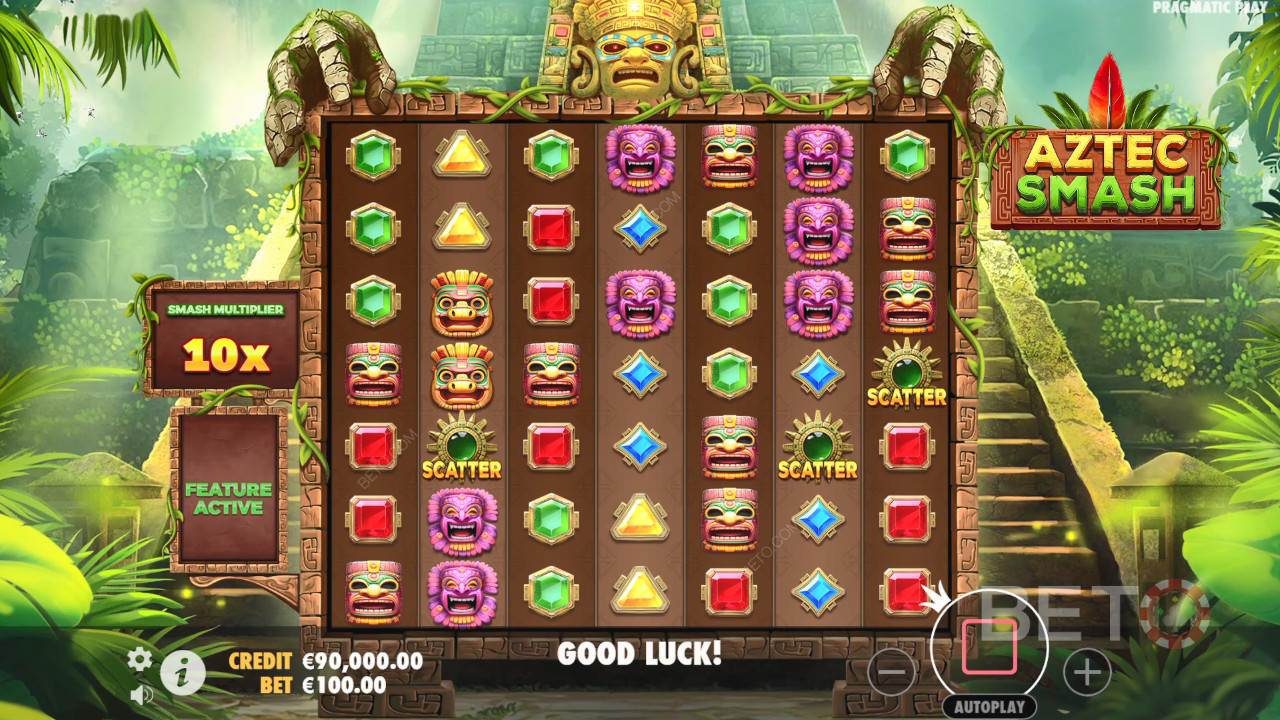 Aztec Smash Anmeldelse fra BETO Slots