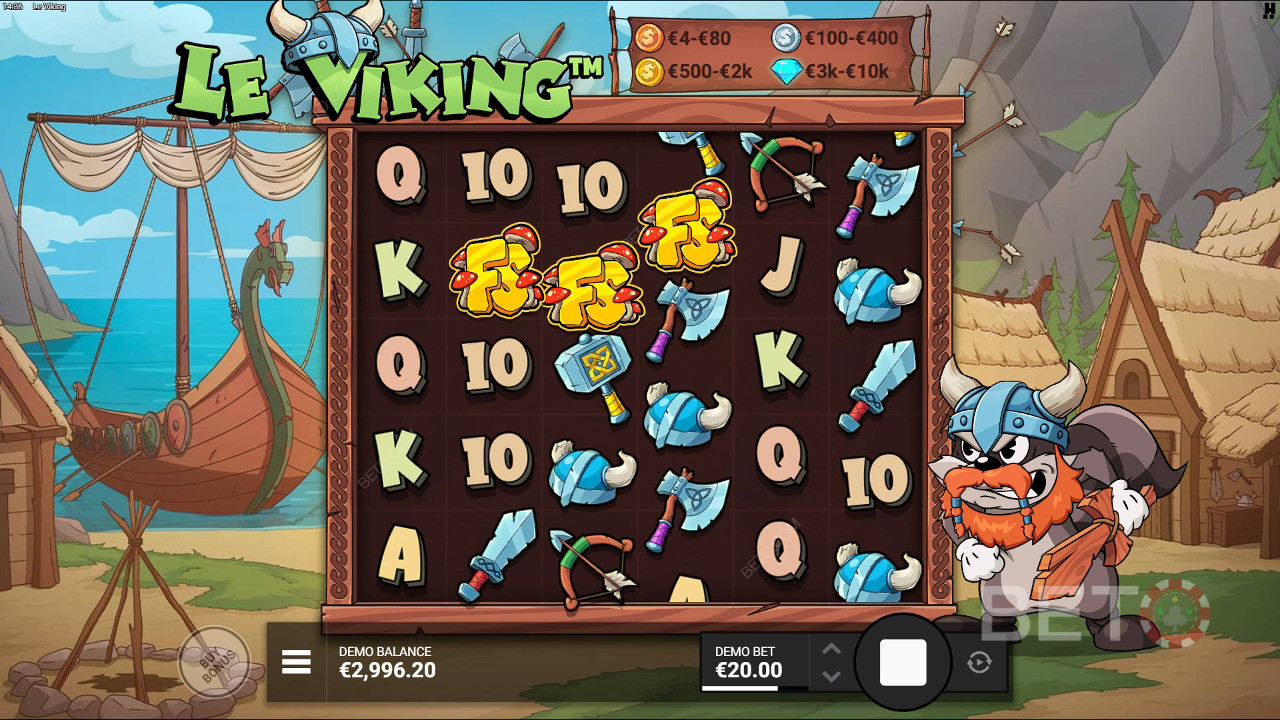 Le Viking anmeldelse fra BETO Slots