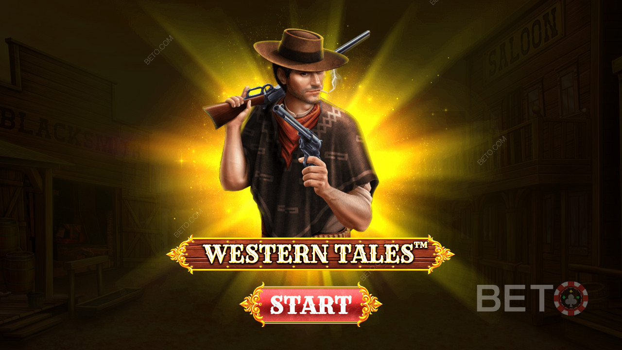 Lad dine pistoler for en belønnende oplevelse på Western Tales spillemaskinen