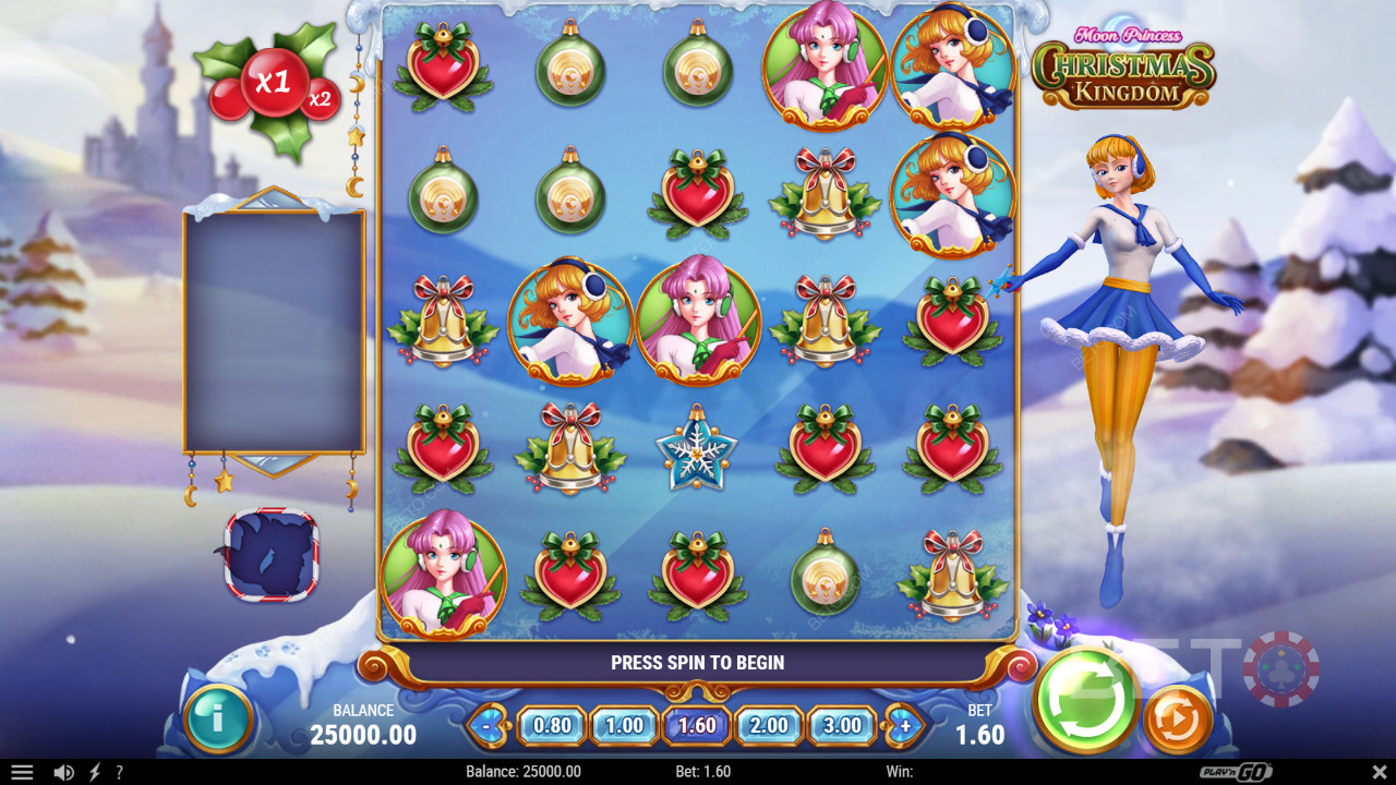 Snedækkede bakker i Moon Princess