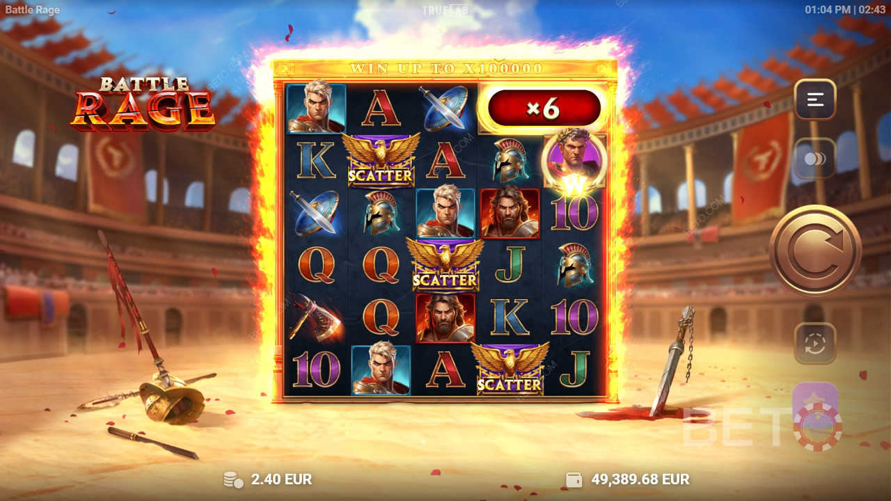 Battle Rage: Anmeldelse fra BETO Slots