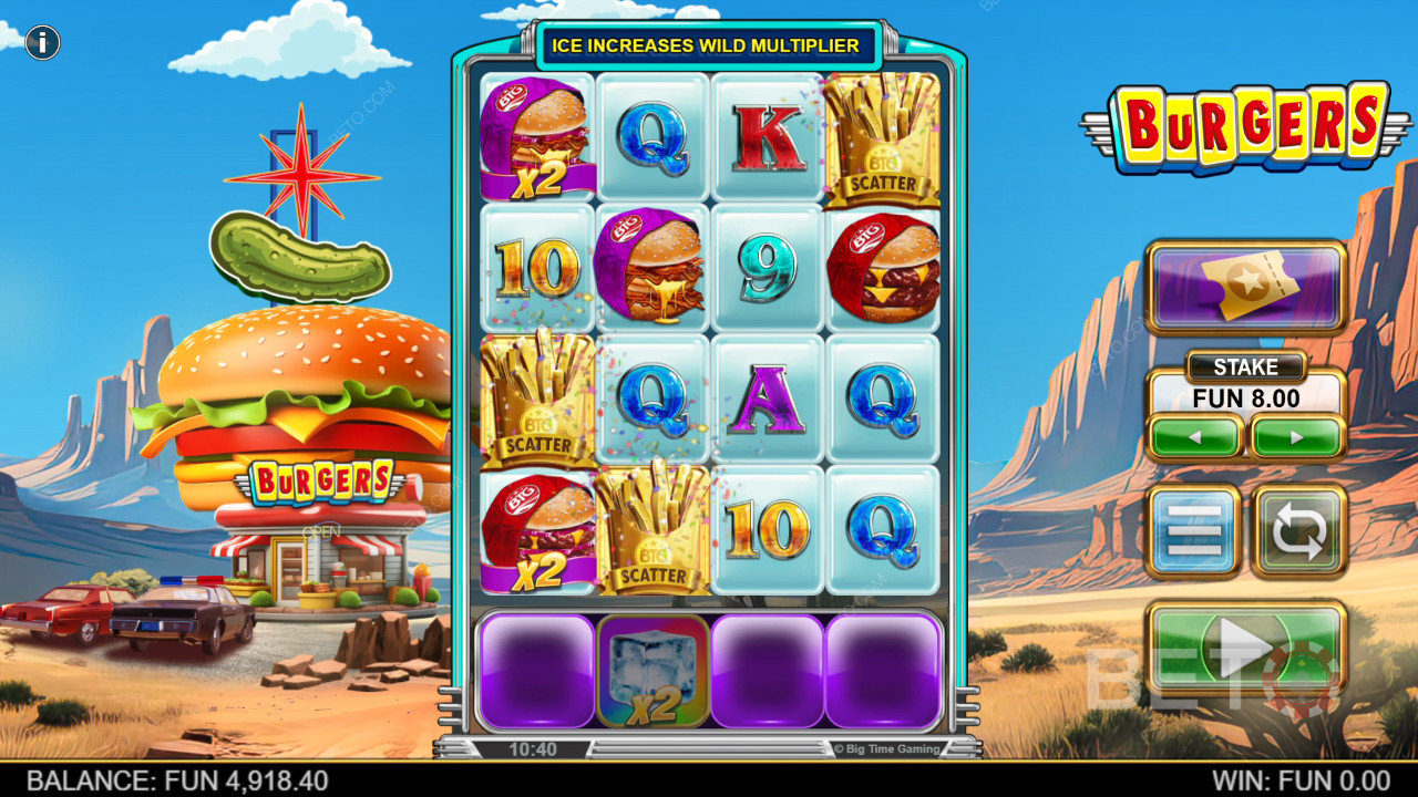Burger-anmeldelse fra BETO Slots
