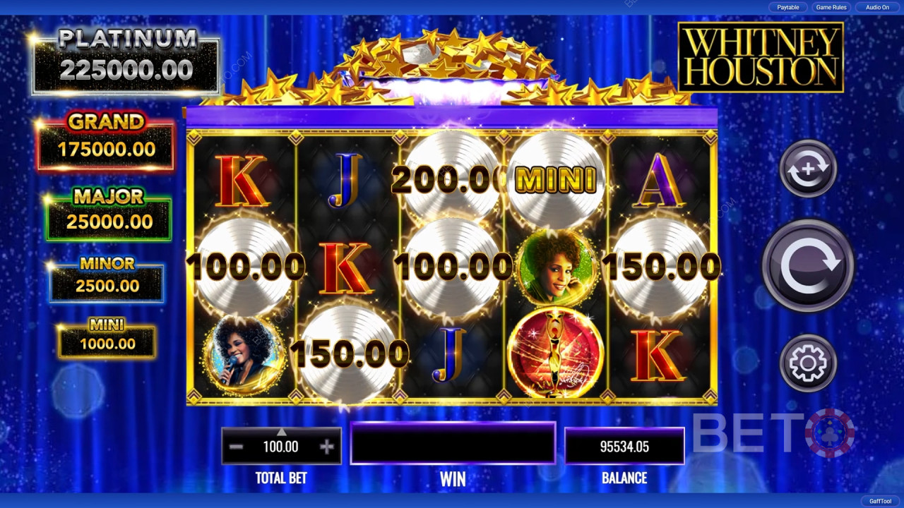 Whitney Houston: Anmeldelse fra BETO Slots