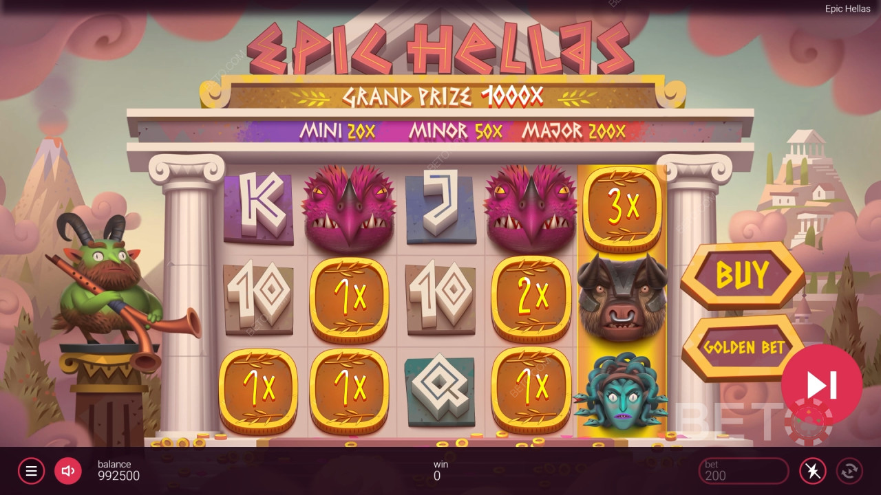 Episk Hellas: Anmeldelse fra BETO Slots