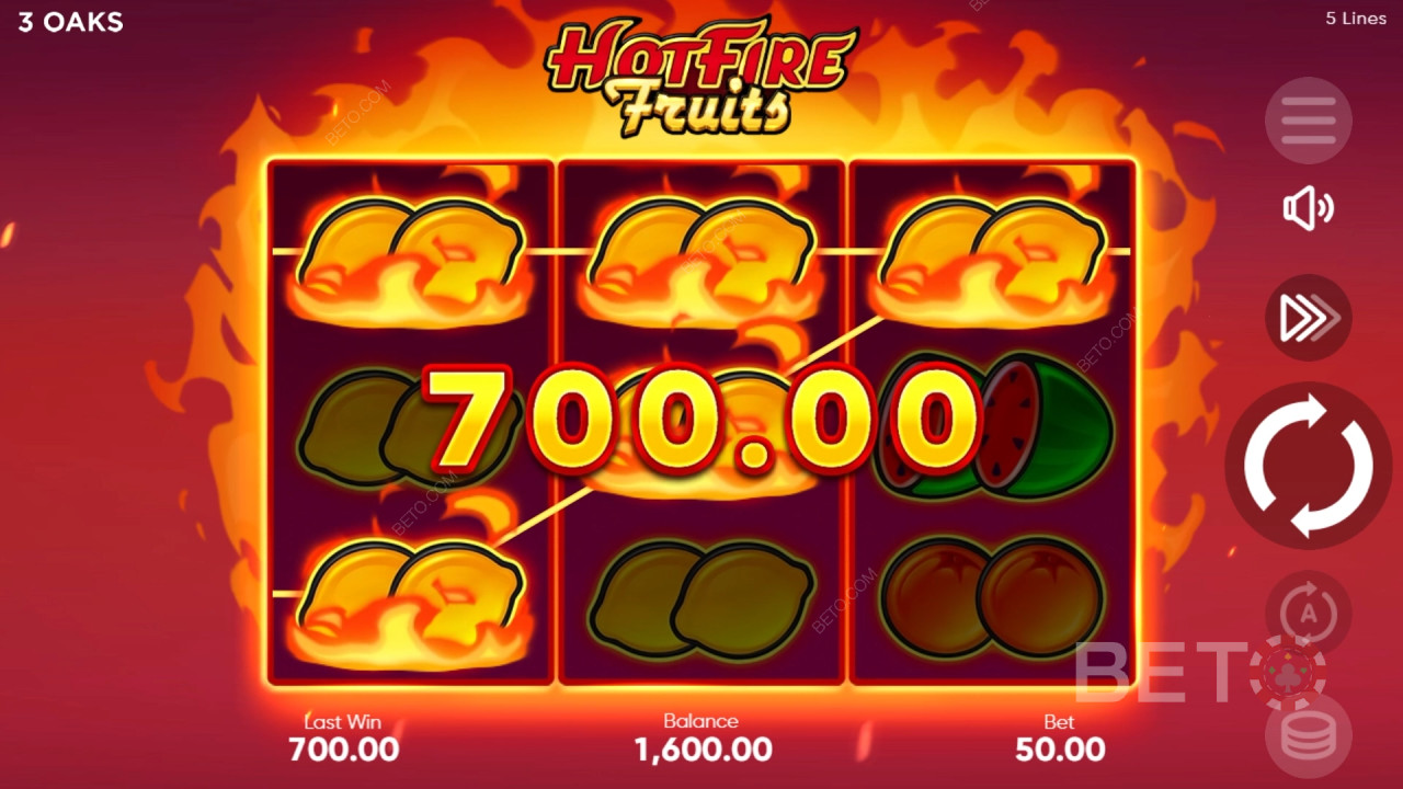 Hed Ild Frugter Anmeldelse fra BETO Slots