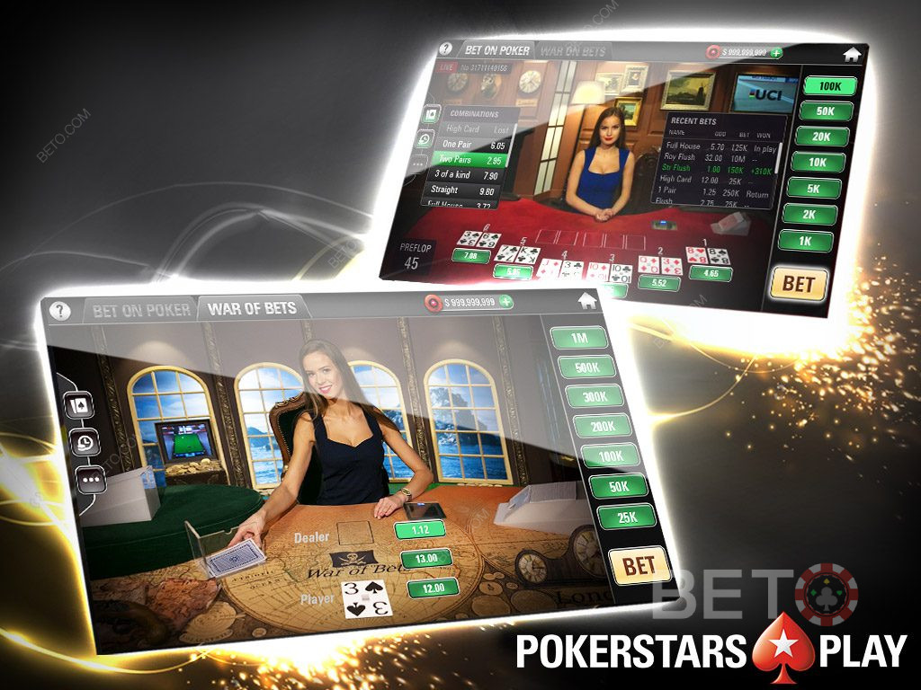 Lækkert design og brugervenligt PokerStars casino