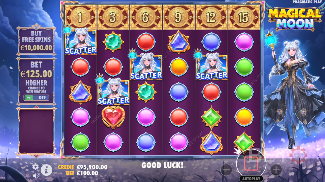 Magisk Måne Anmeldelse fra BETO Slots