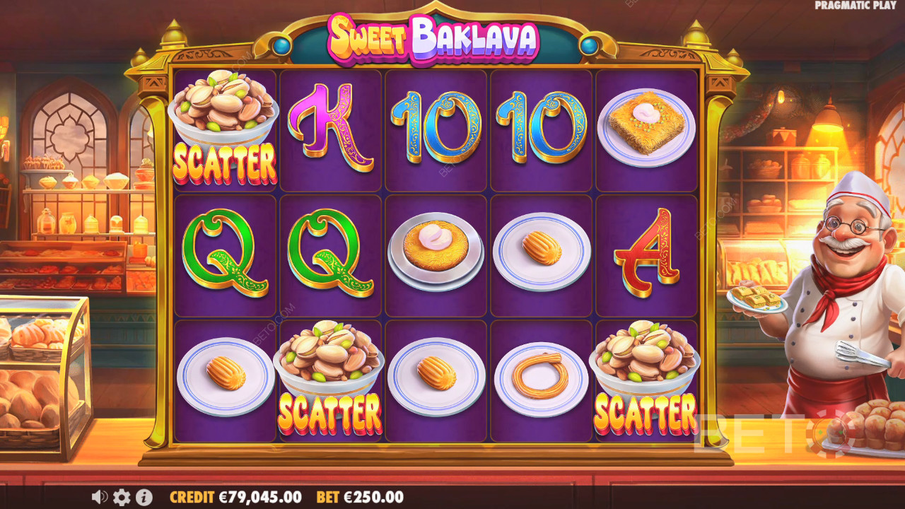 Sød Baklava Anmeldelse fra BETO Slots