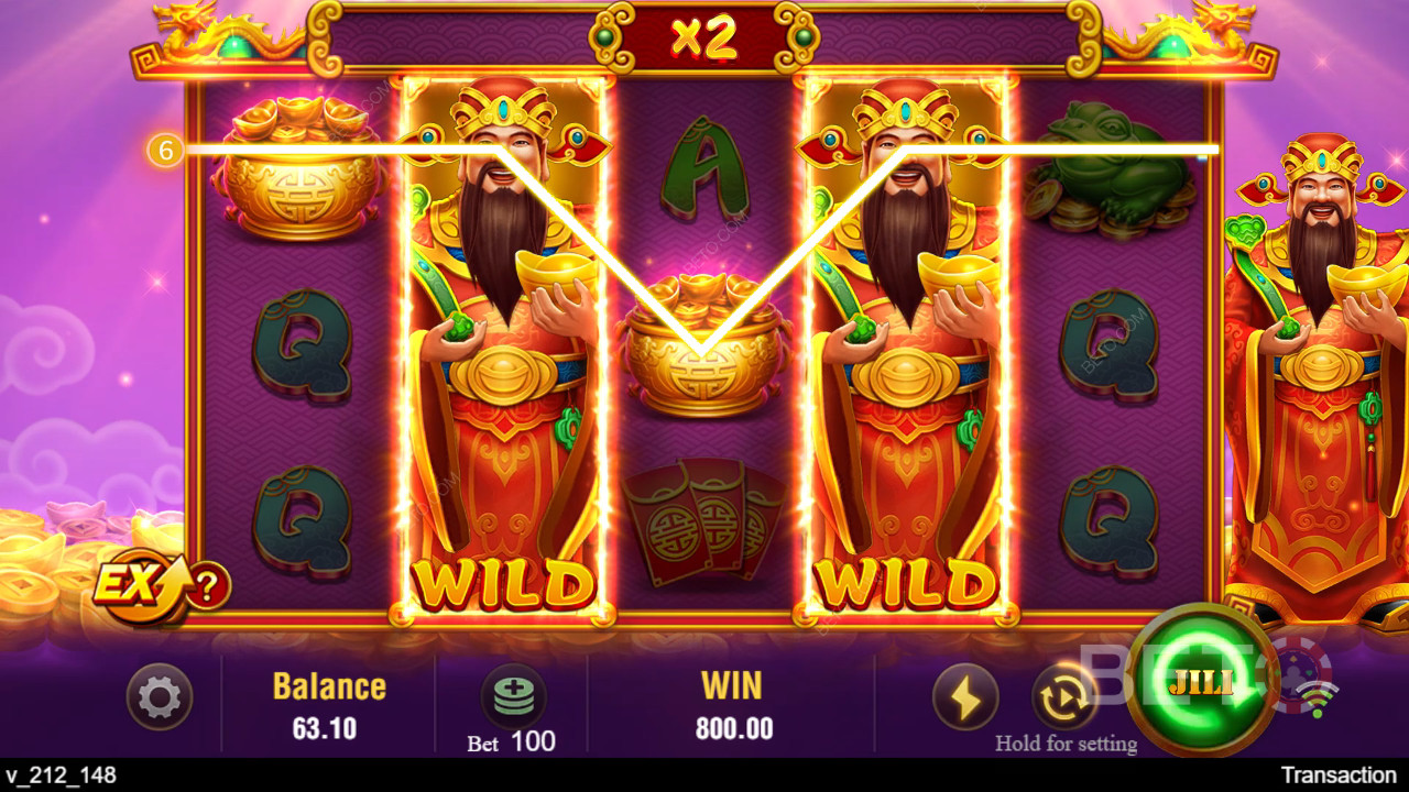 Anmeldelse af Jili Caishen på BETO Slots