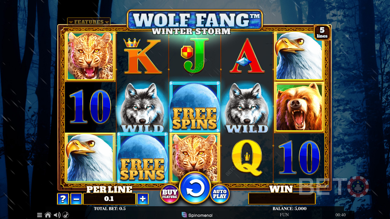 Wolf Fang Winter Storm Spil For sjov