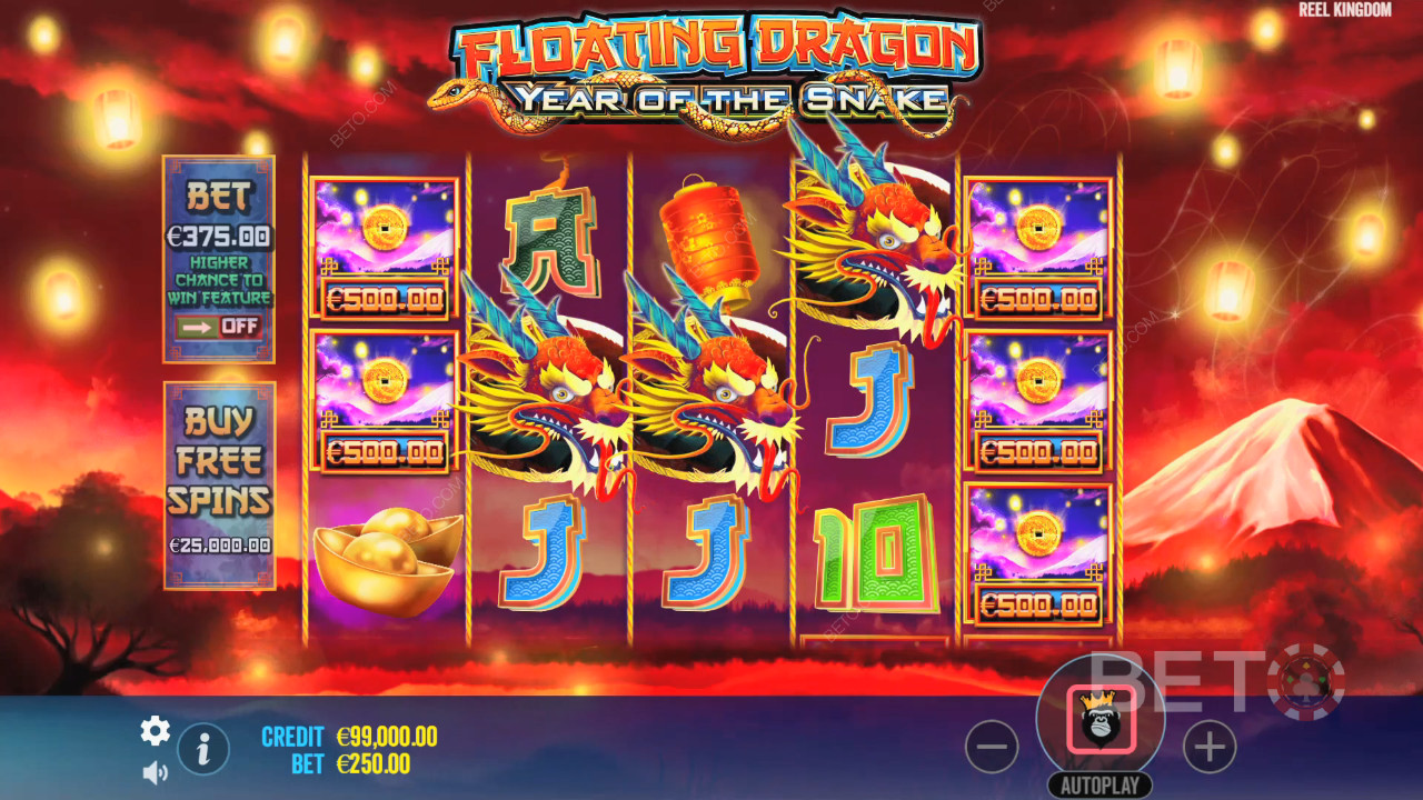 Flyvende Drage Slangens År Anmeldelse fra BETO Slots