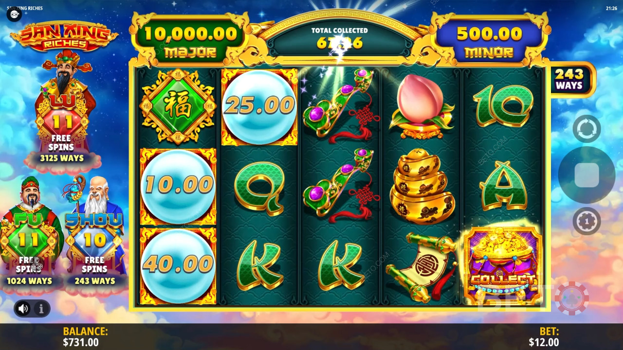 San Xing Riches: Anmeldelse fra BETO