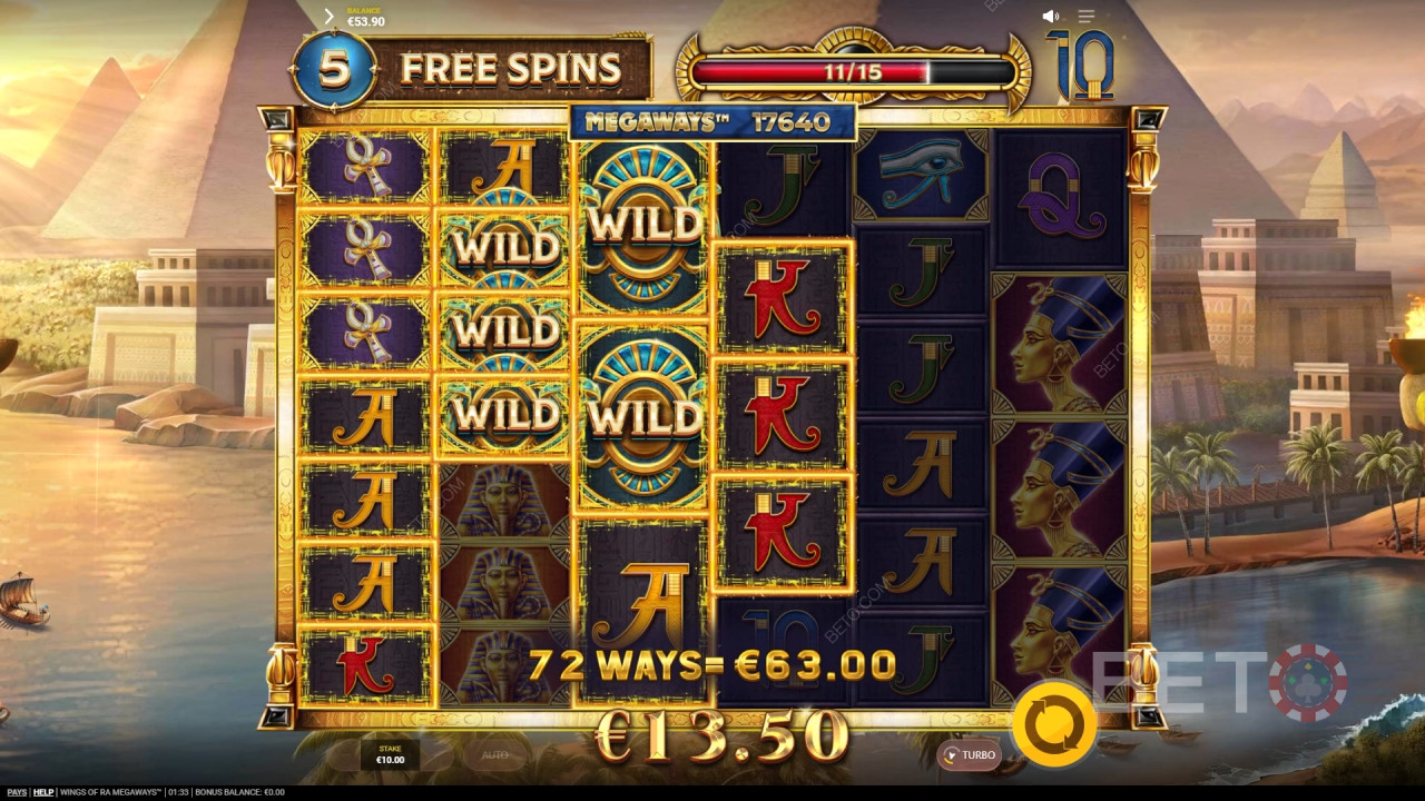 Wings of Ra Megaways: Anmeldelse fra BETO