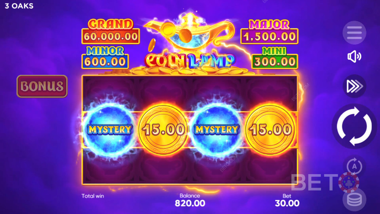 Møntlampe Anmeldelse fra BETO Slots