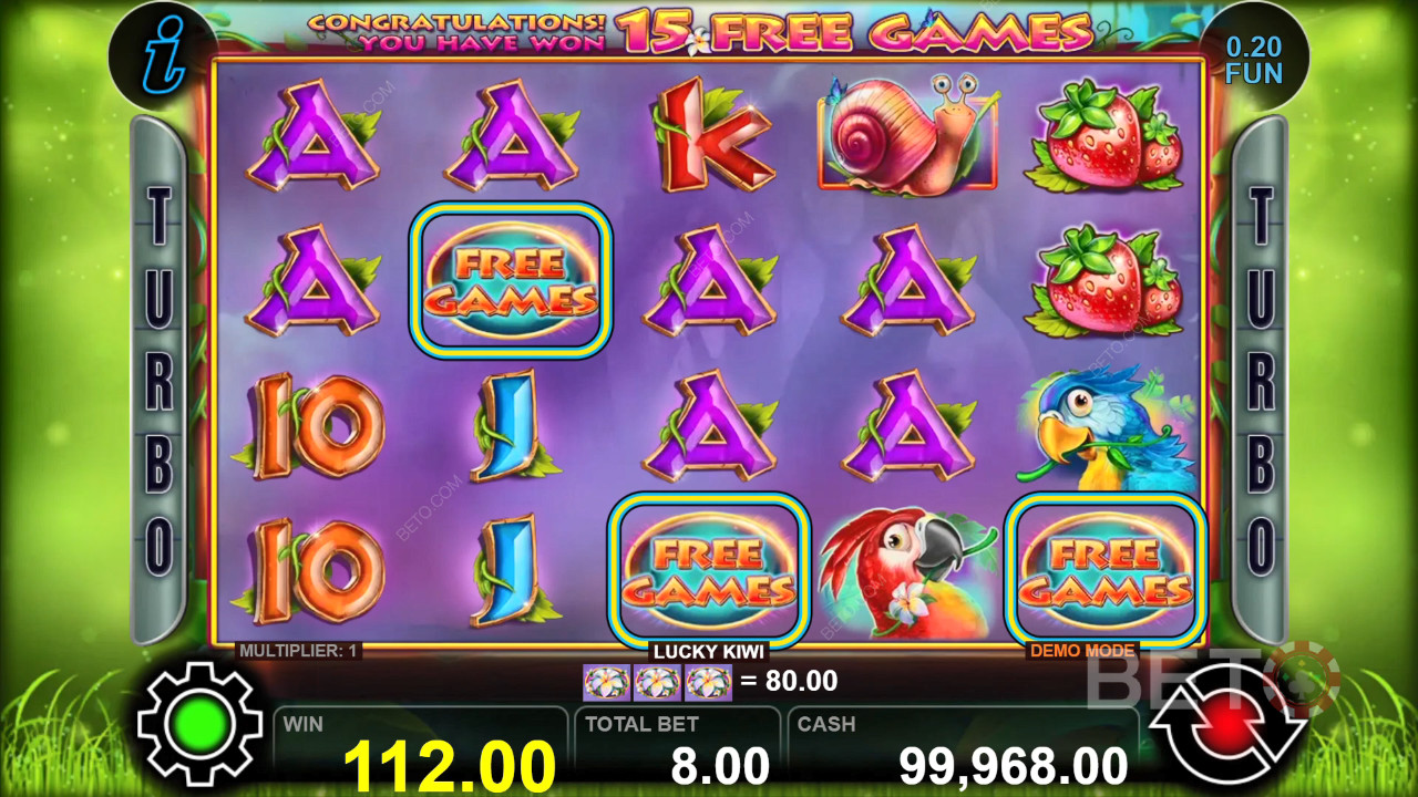 Anmeldelse af Lucky Kiwi hos BETO