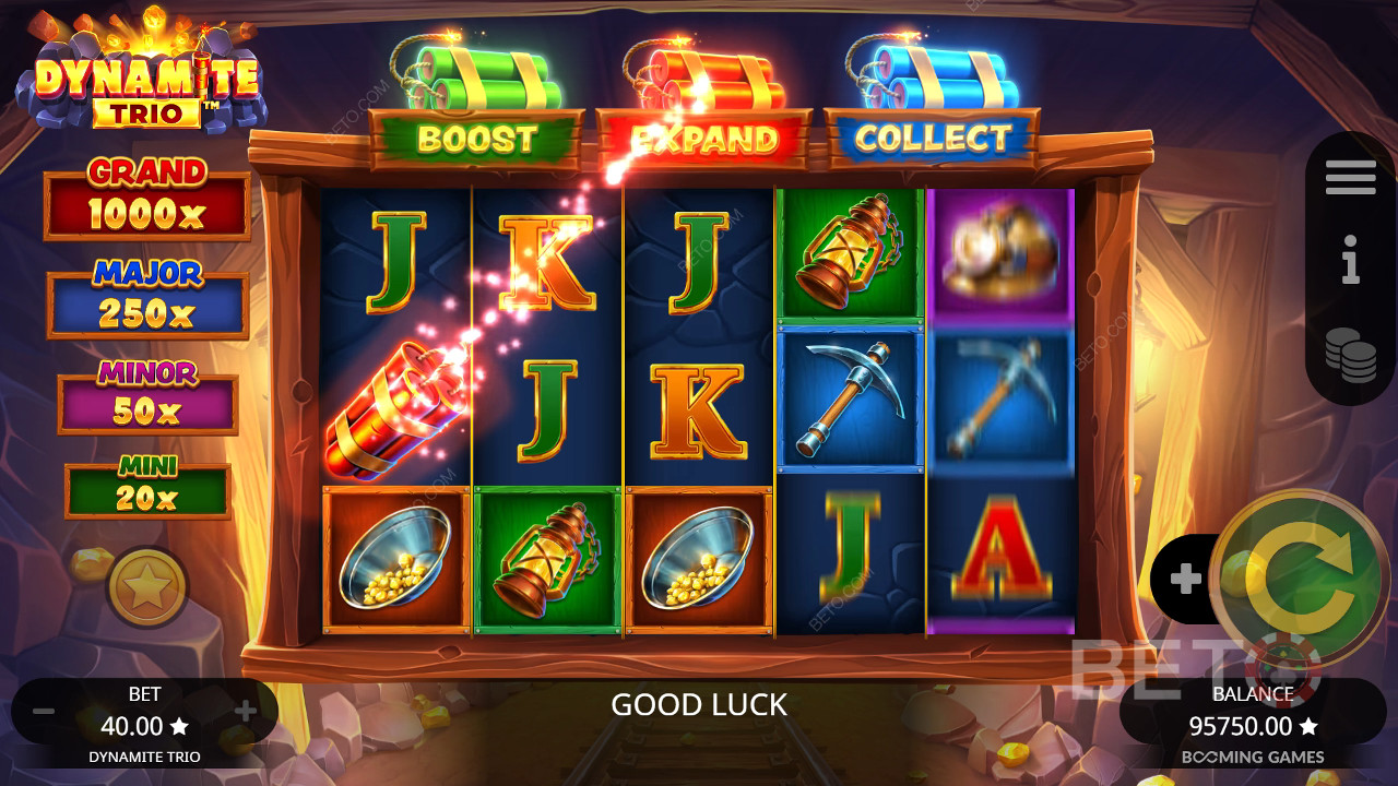 Dynamite Trio: Anmeldelse fra BETO Slots