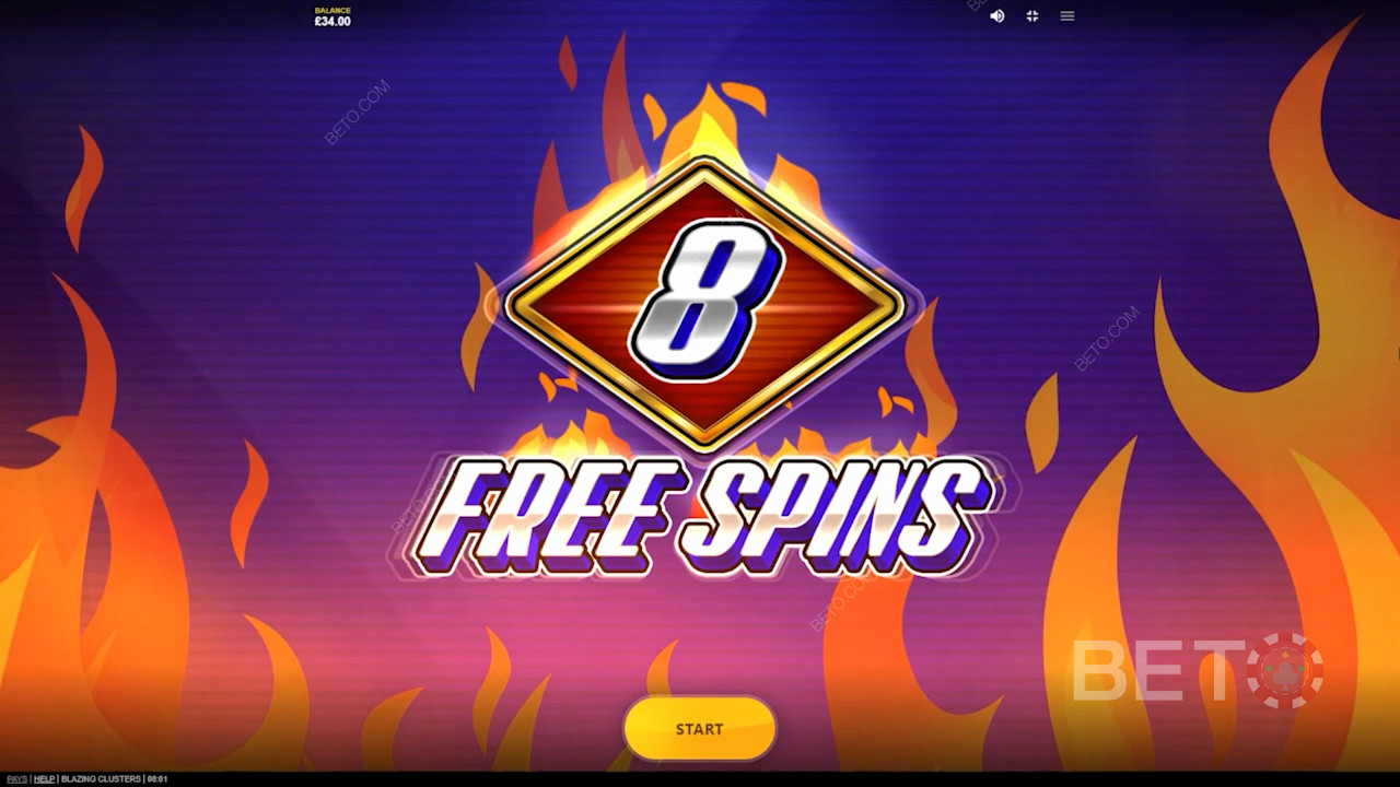 Aktiver Free Spins runden for at få 8 Free Spins og Multiplikatorer