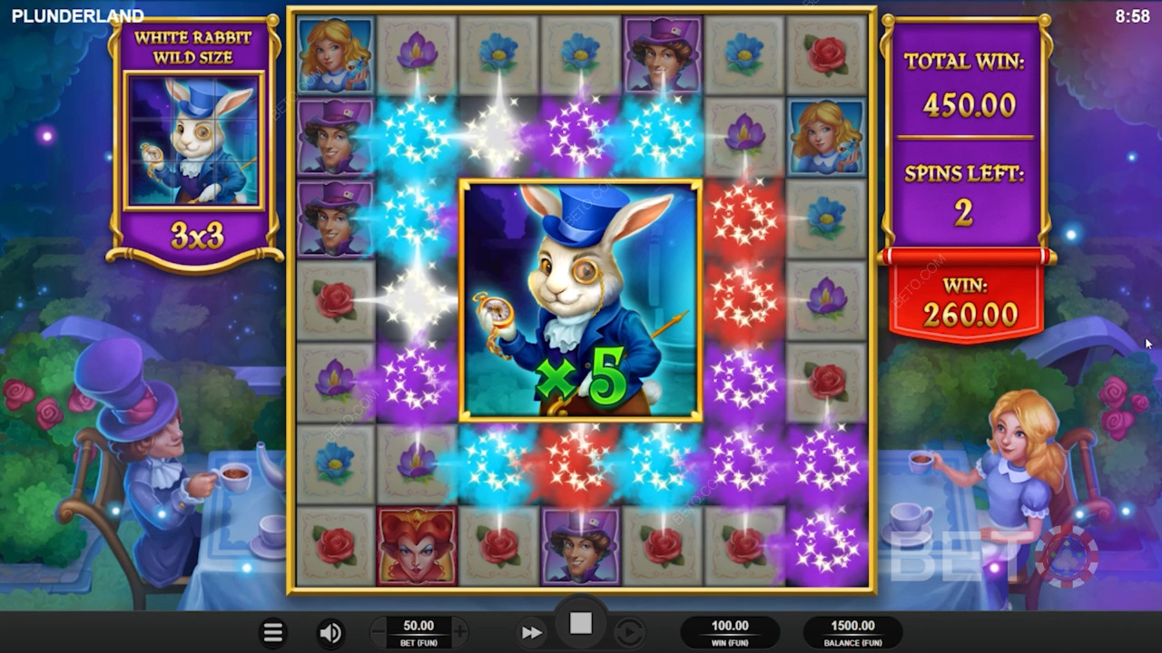 Nyd Gale Hattemagers Gratis Spins med vedvarende Wild-udvidelse og Multiplikatorer