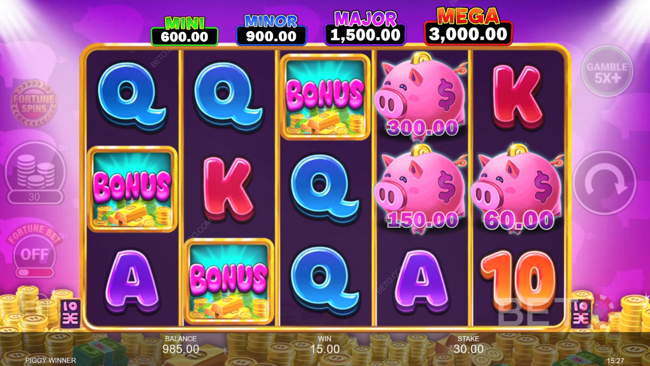 Anmeldelse af Piggy Winner hos BETO