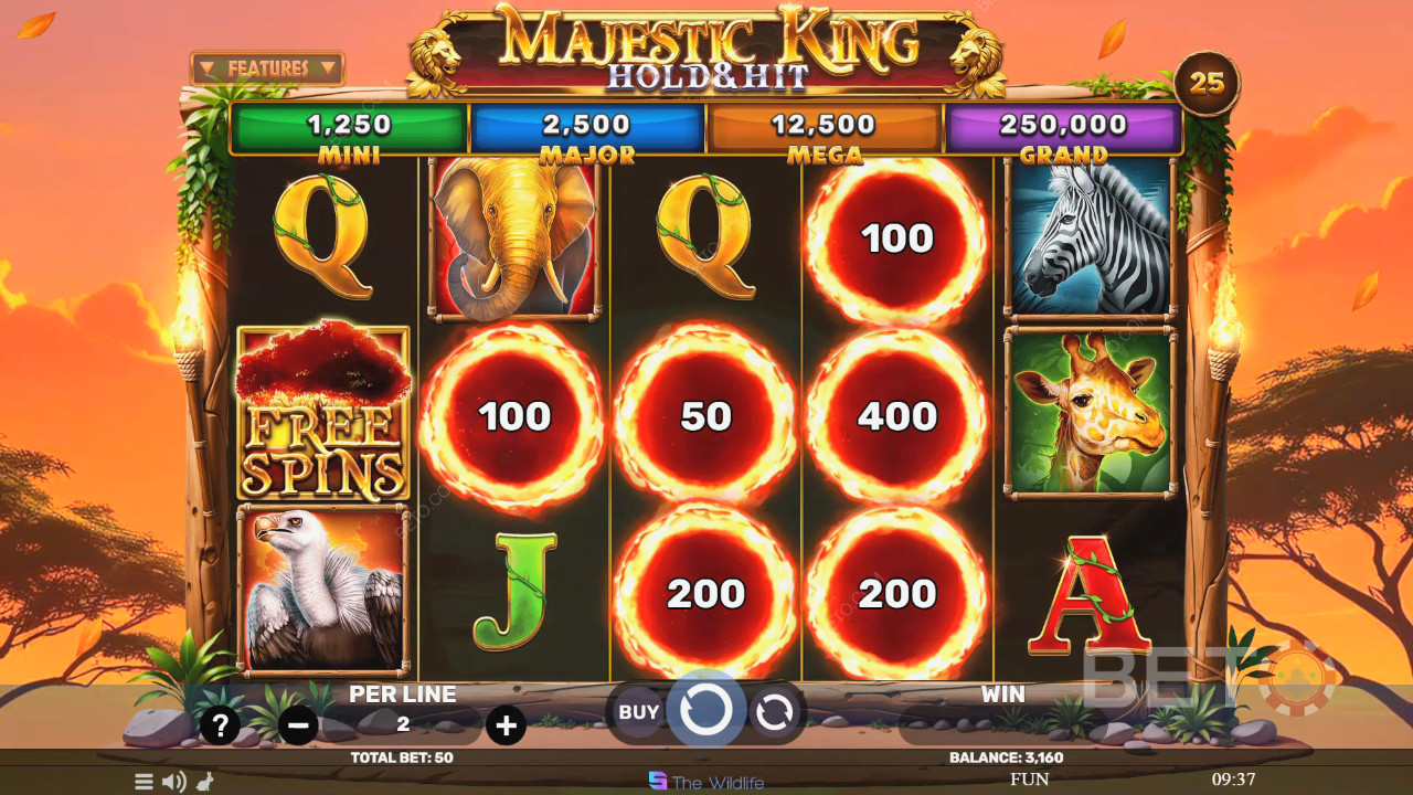 Majestic King - Hold & Spin: Anmeldelse fra BETO