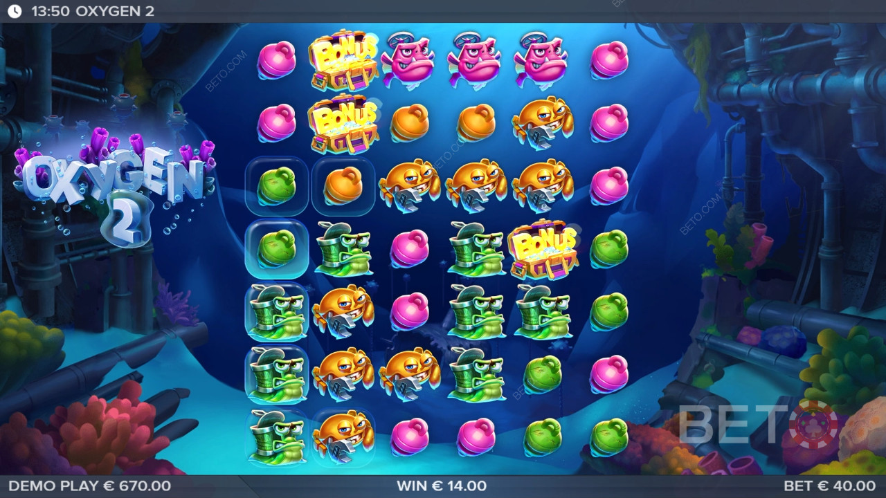 Oxygen 2 Anmeldelse fra BETO Slots
