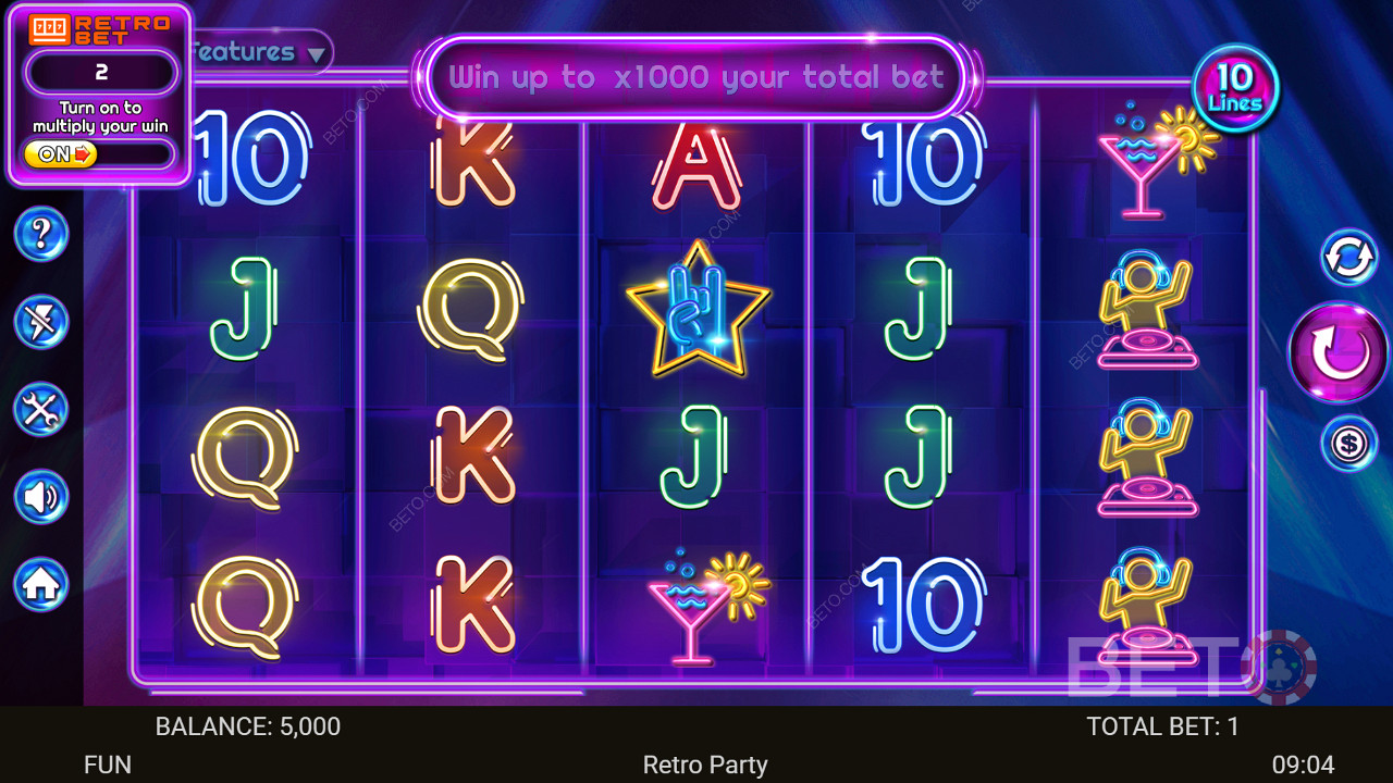 Retro Party Spil For sjov
