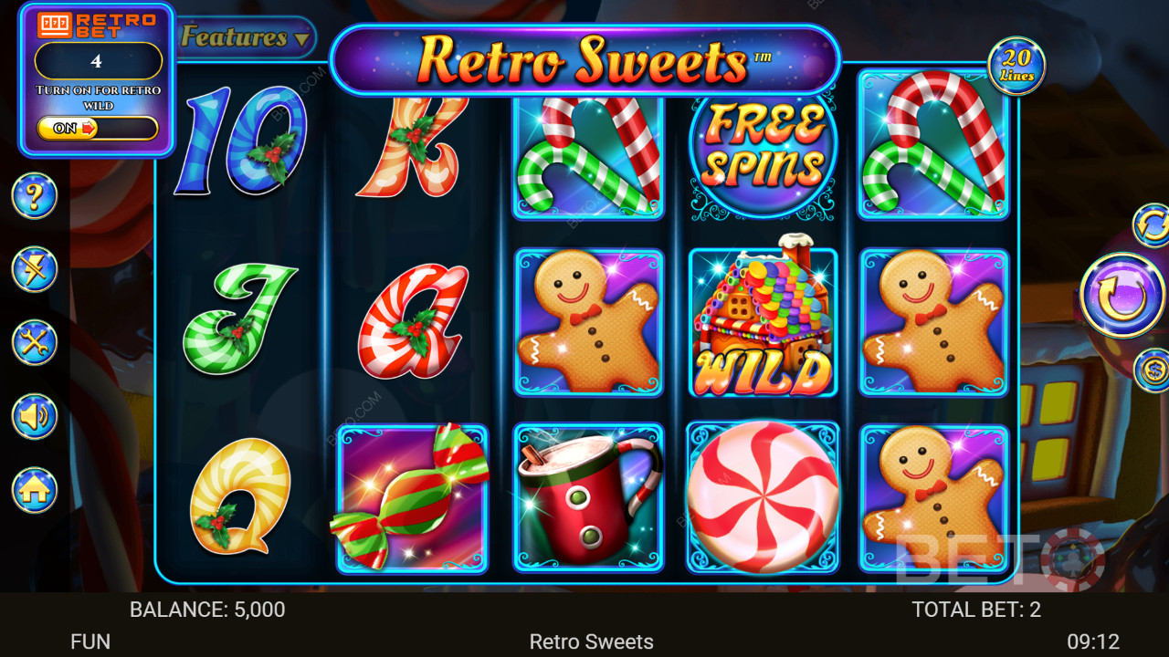 Retro Slik Anmeldelse fra BETO Slots