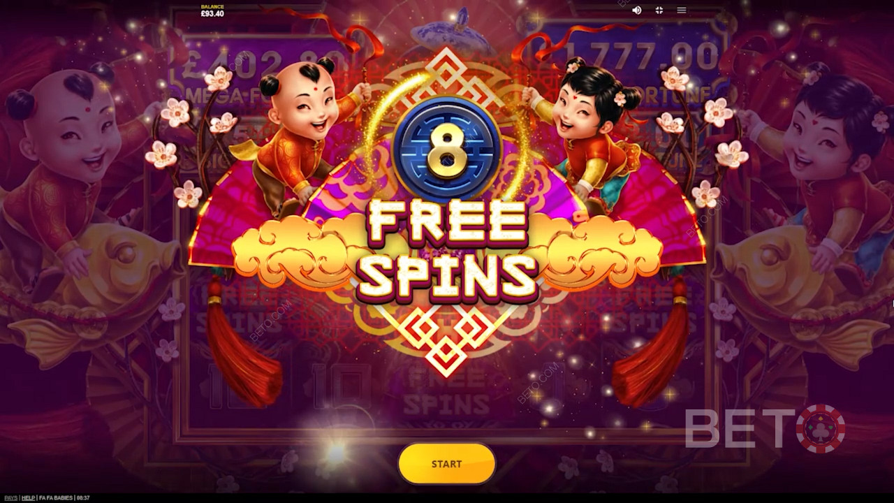 Nyd 8 Free Spins ved at lande 3 bonussymboler på hjul 1, 3 og 5