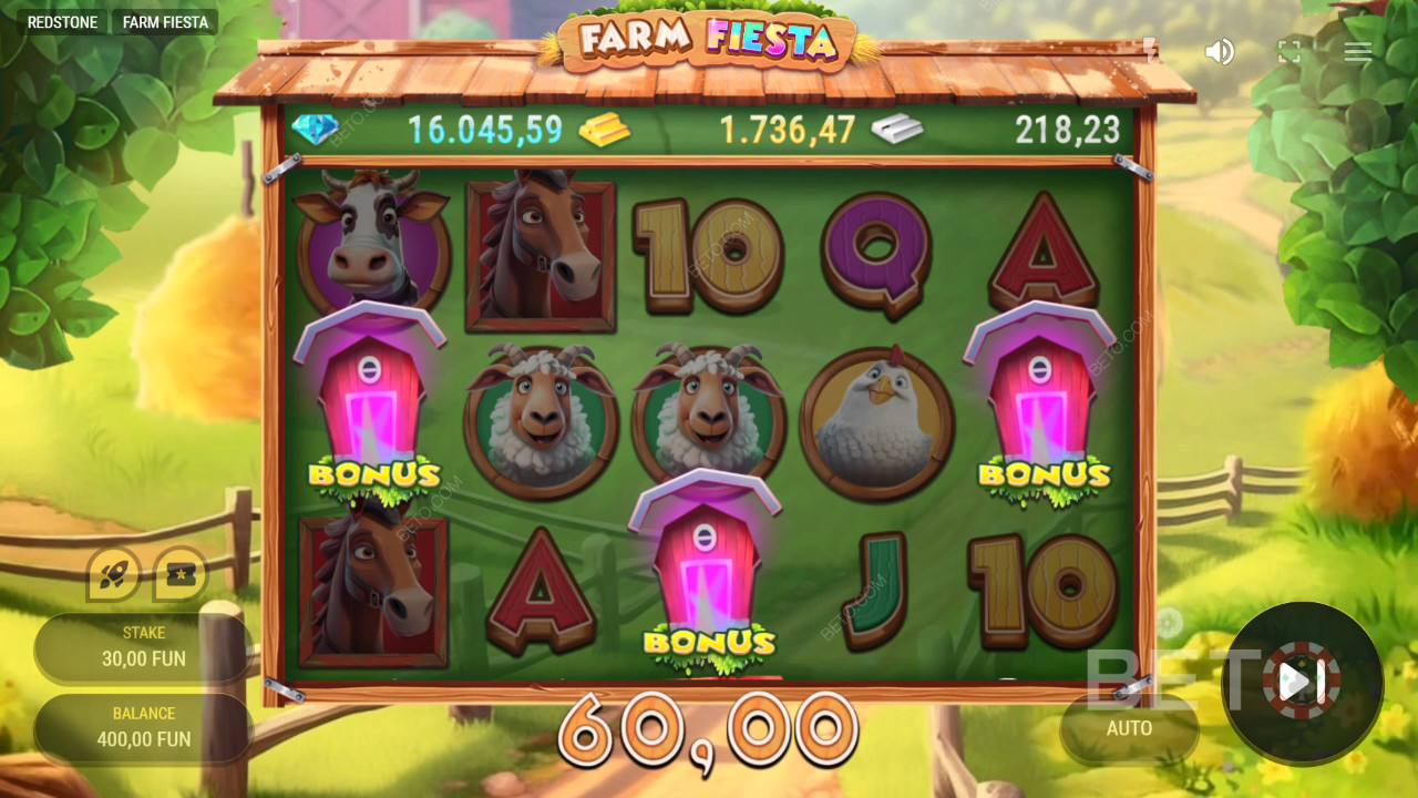 Farm Fiesta anmeldelse fra BETO Slots
