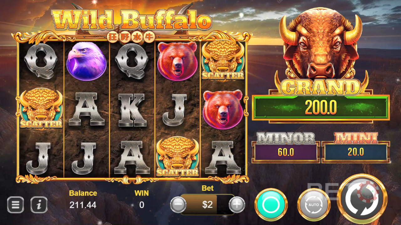 Vild Bøffel Anmeldelse fra BETO Slots