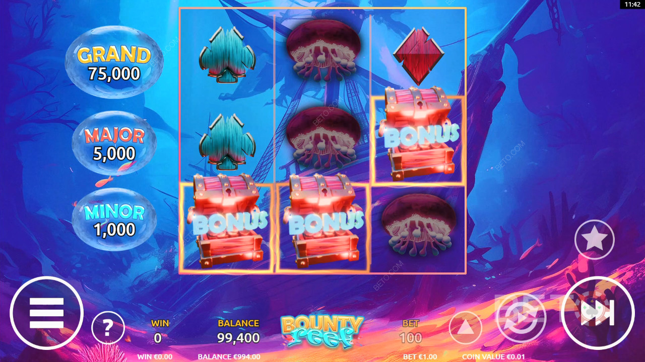 Bounty Reef anmeldelse fra BETO Slots