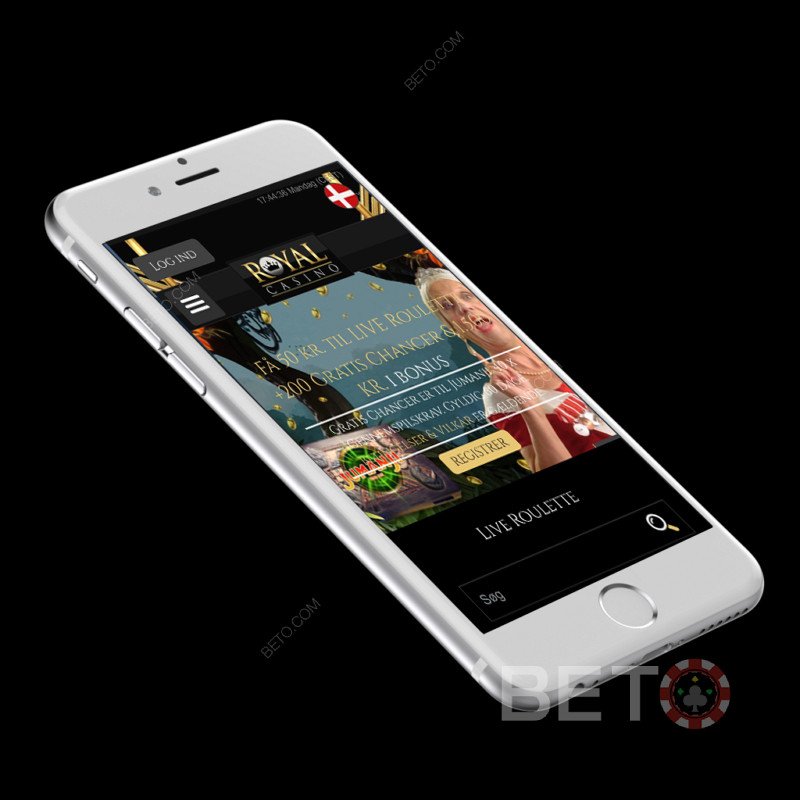 Royal Casino - første online casino du kan betale med Mobilepay
