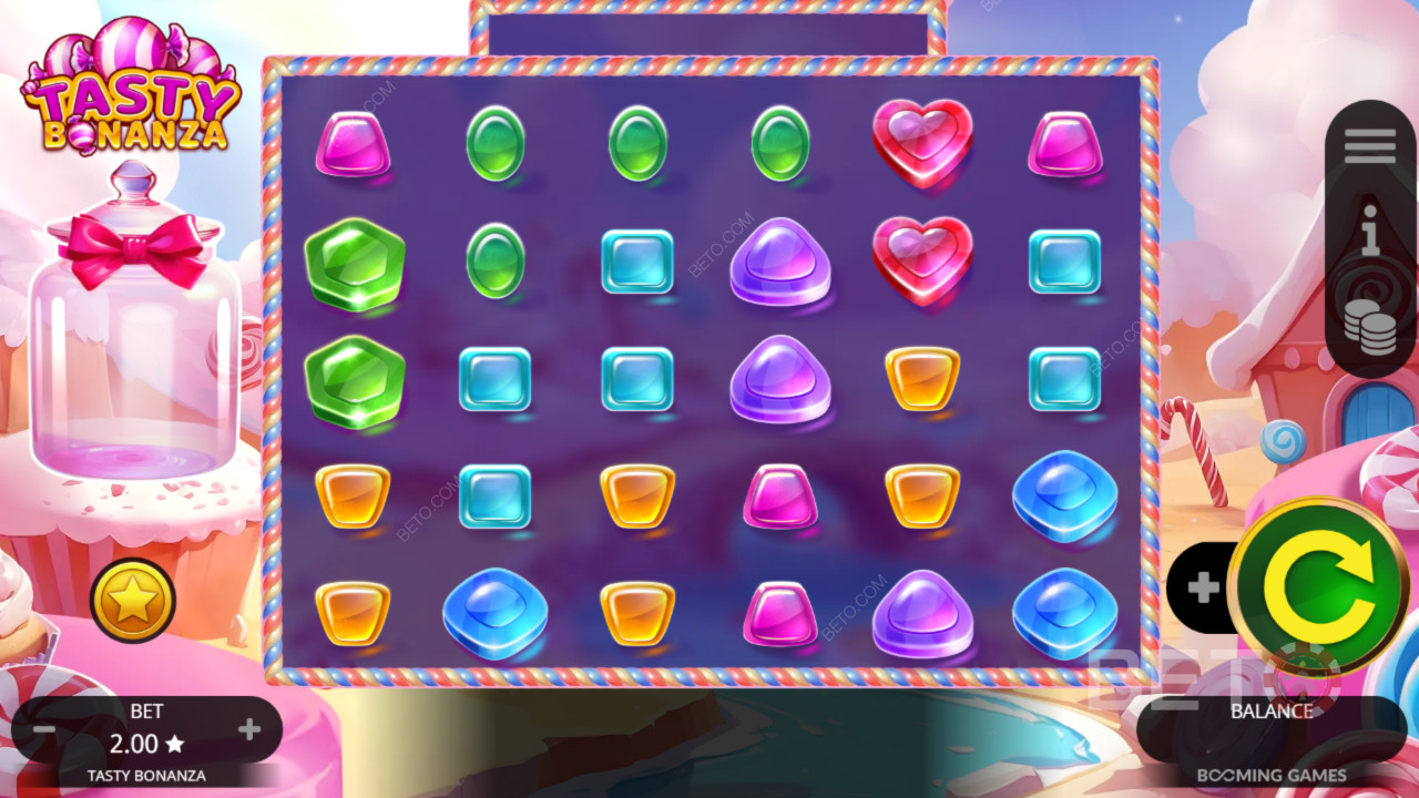 Bonusfunktioner Forklaret i Tasty Bonanza fra Booming Games