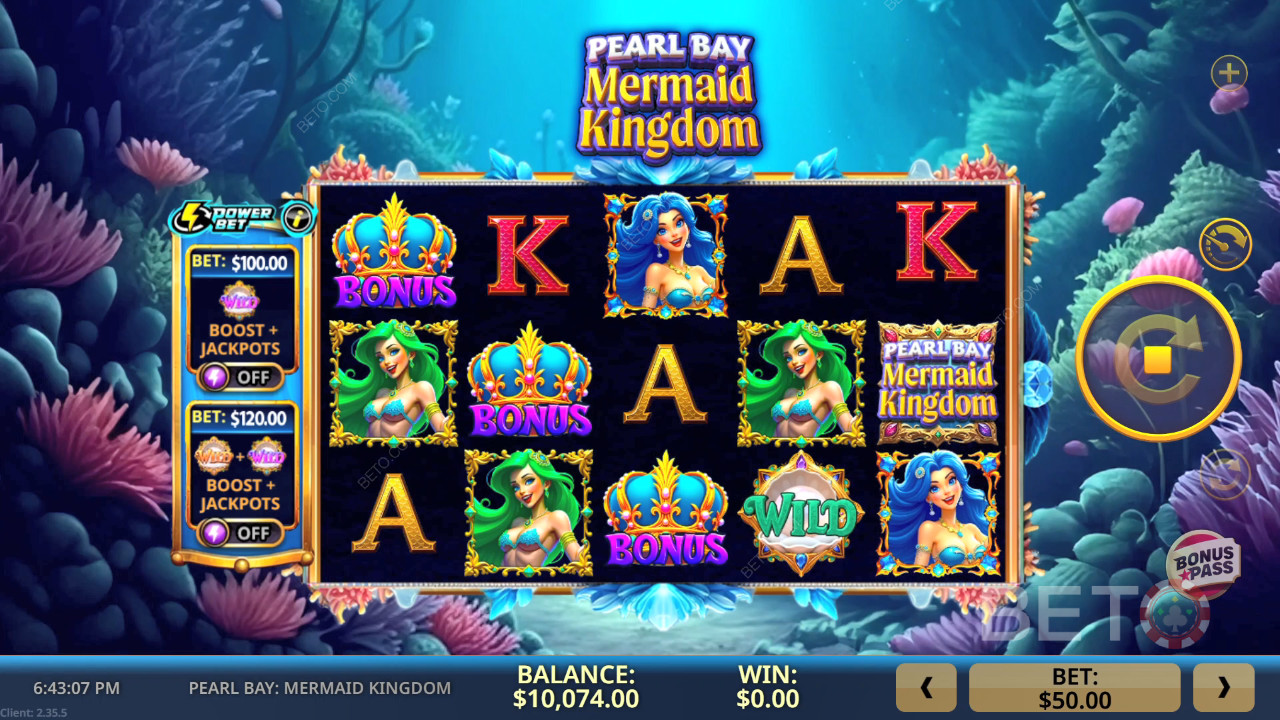 Pearl Bay: Havfruens Kongerige Anmeldelse af BETO Slots