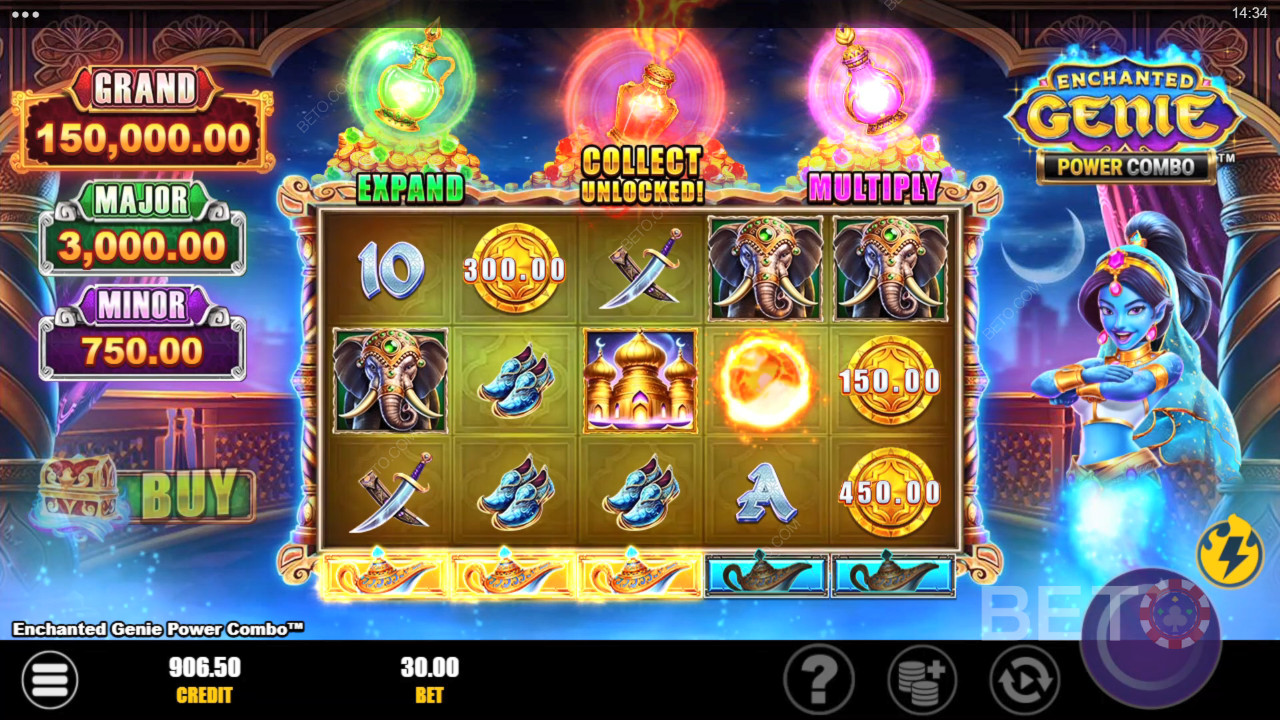 Fortryllede Ånd Power Combo Anmeldelse fra BETO Slots