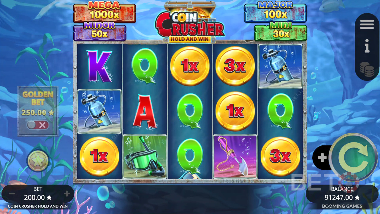 Mønt Knuser Anmeldelse fra BETO Slots