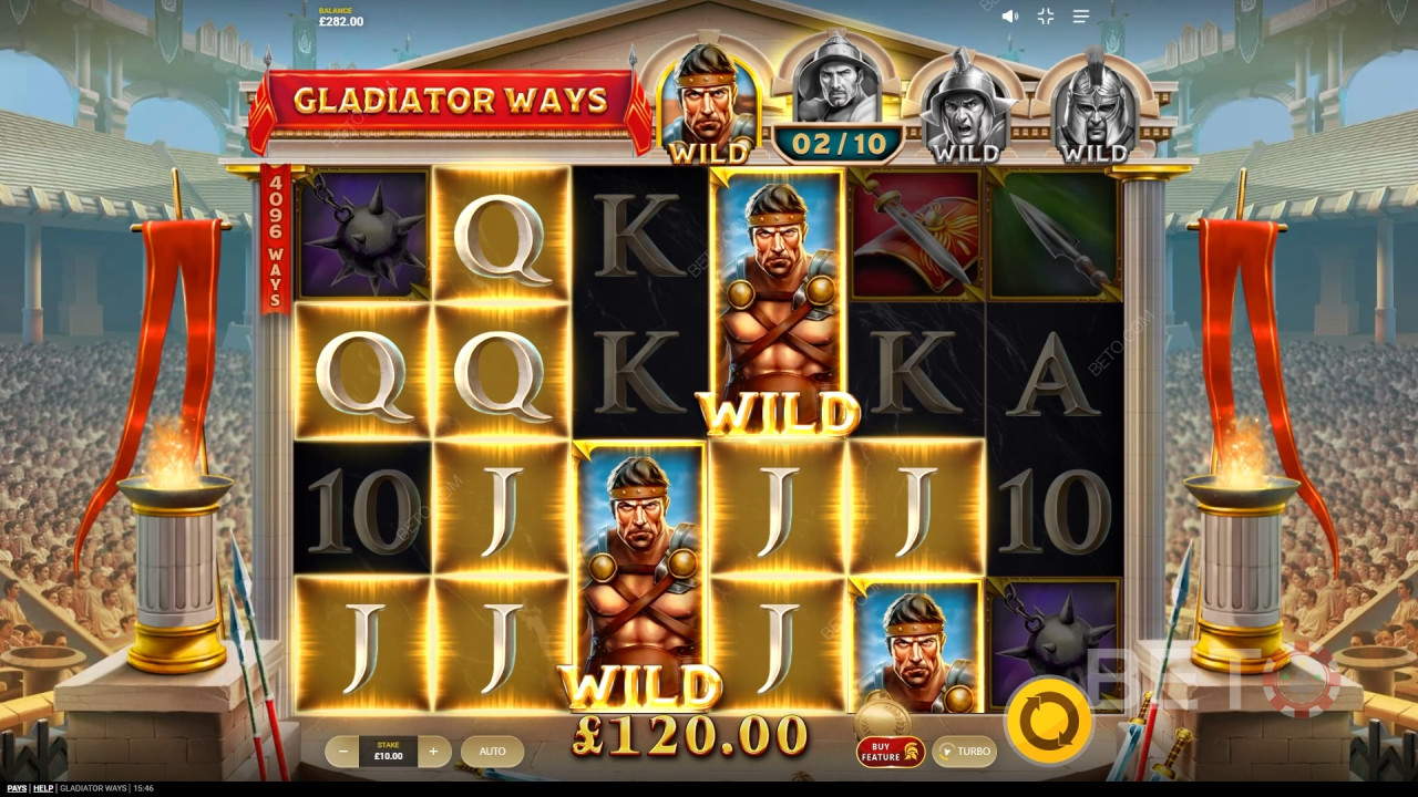 Gladiator Ways Anmeldelse fra BETO Spilleautomater