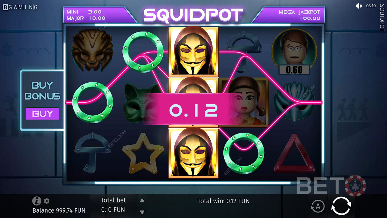 Få 3 eller flere Scatter-symboler for at låse op for spændende Gratis Spins