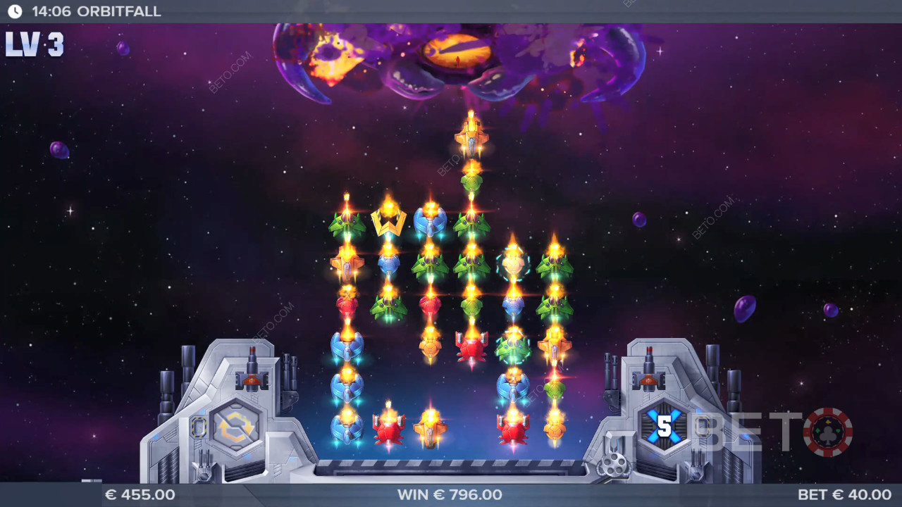 Orbitfall anmeldelse fra BETO Spilleautomater