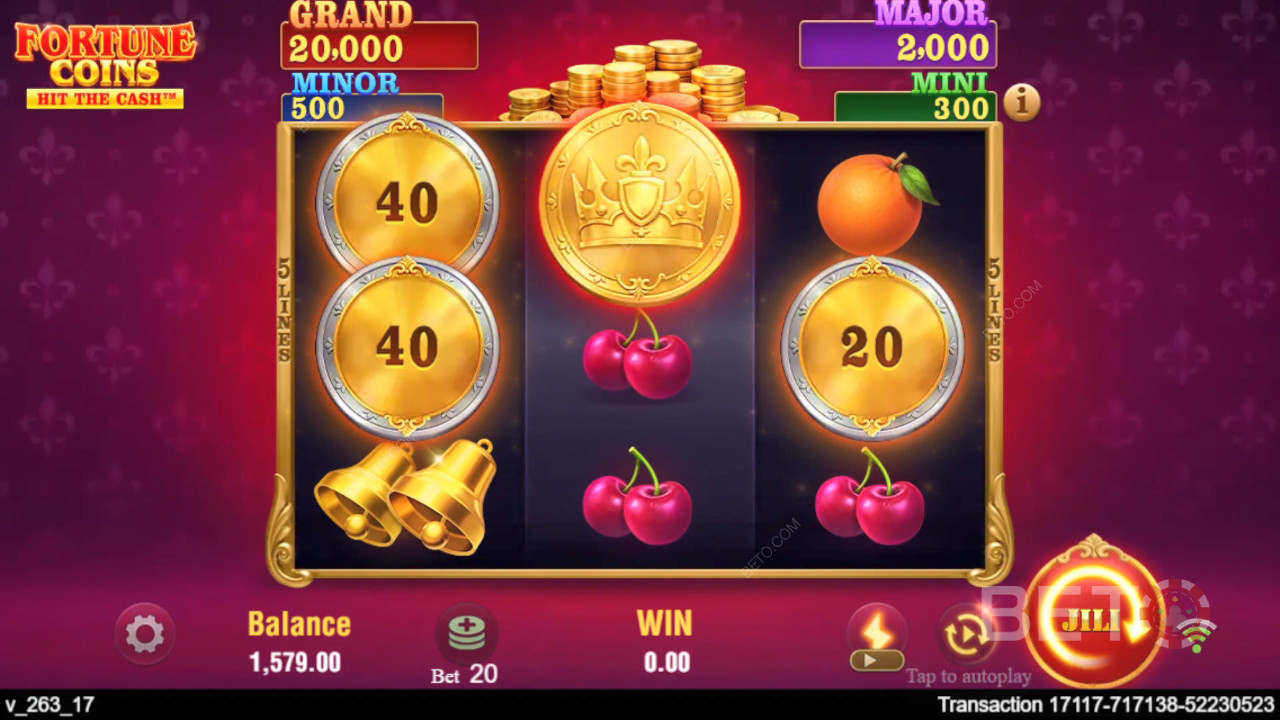 Fortune Coins anmeldelse fra BETO Slots