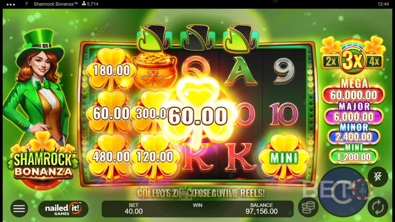 Sådan spiller du Shamrock Bonanza fra Nailed It! Games