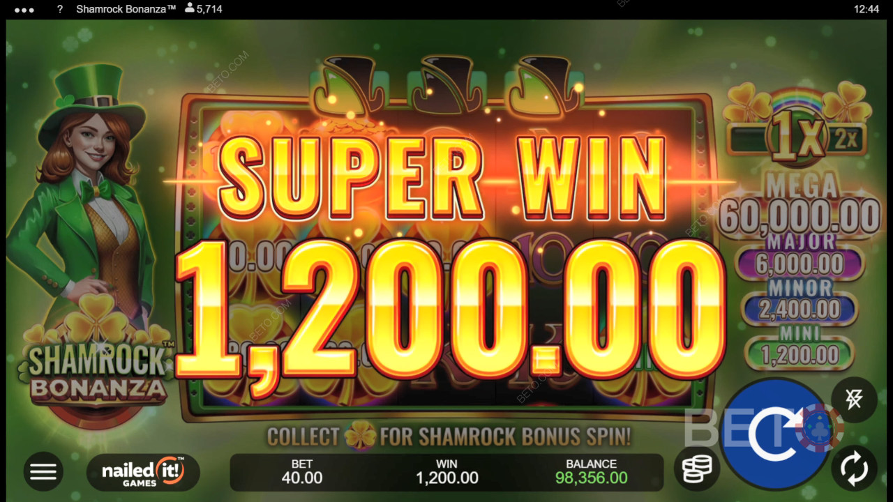 Bonusfunktioner Forklaret i Shamrock Bonanza fra Nailed It! Games