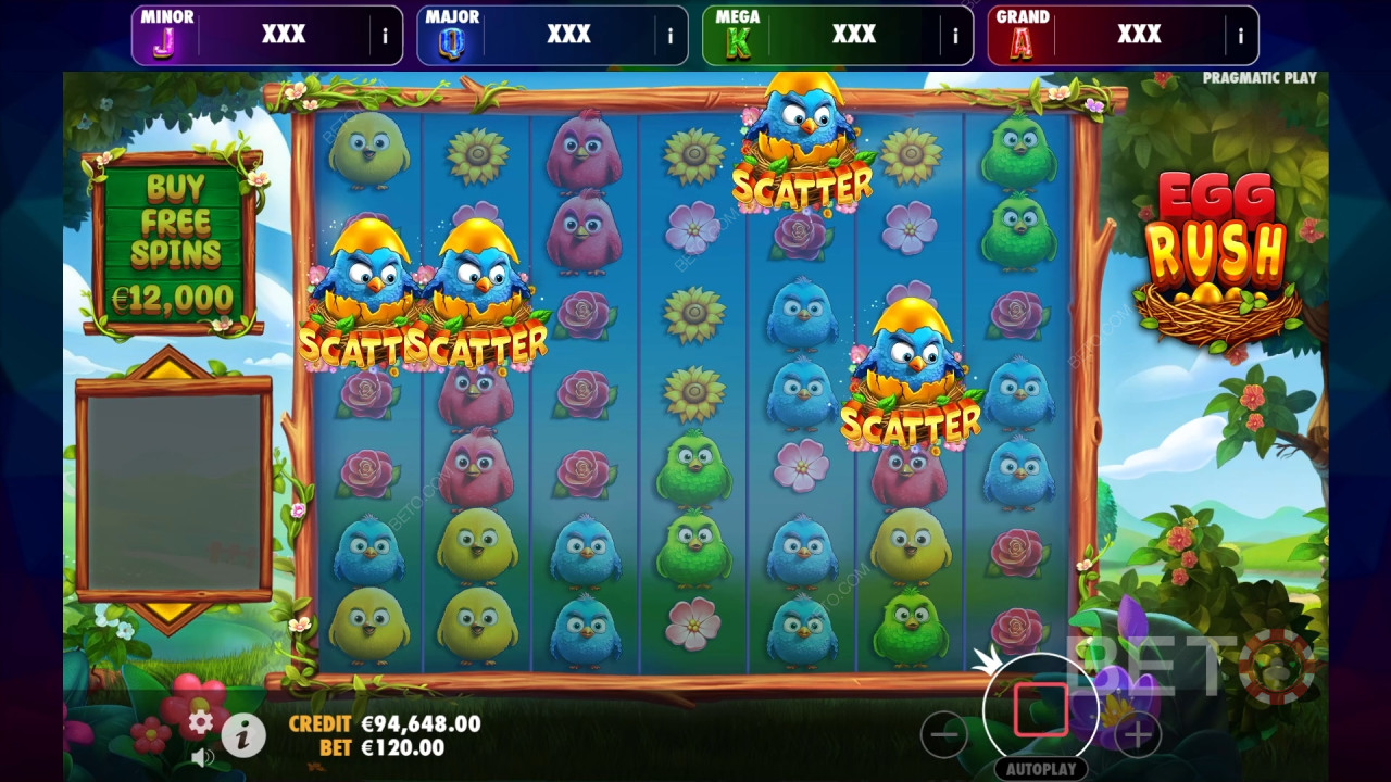 Anmeldelse af Egg Rush hos BETO Slots