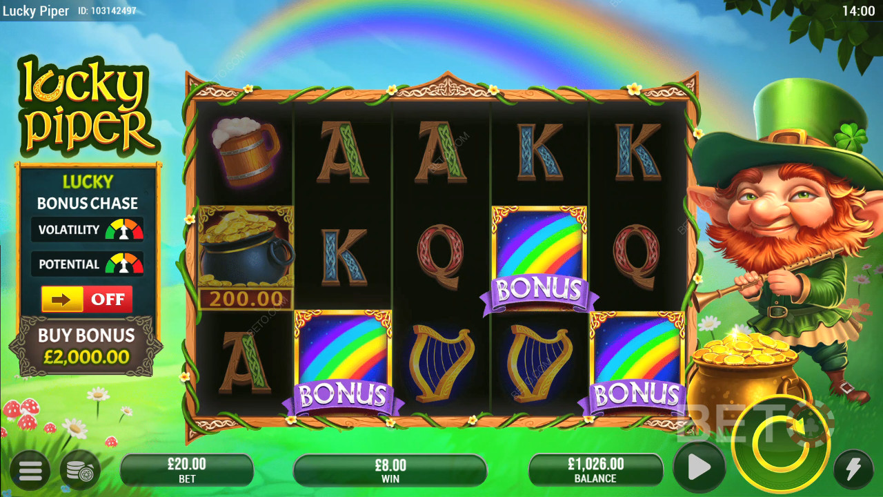 Lucky Piper Anmeldelse fra BETO Spilleautomater