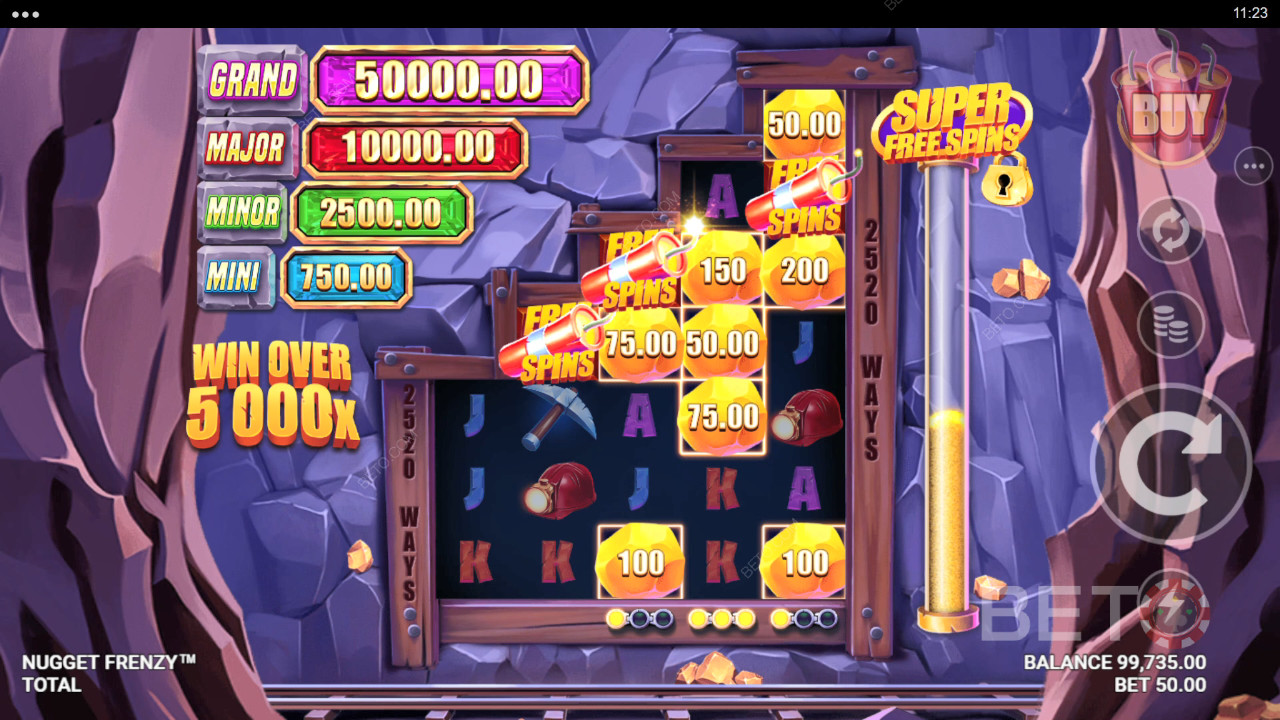 Nugget Frenzy Anmeldelse fra BETO Spilleautomater